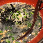 鳥茂 - 海苔茶漬け 牛と鶏と鼈の出汁で