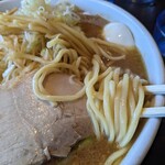 大勝軒 しのや - 麺は、つけ麺と一緒ですよ…