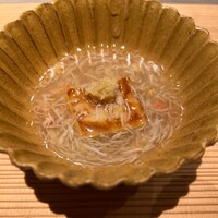 おい河 - 焼胡麻豆腐　蟹あんかけ