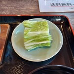 うなぎ専門店 本多 - 漬物