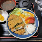 きよひら - しそカツ定食 1460円
            かつアップ