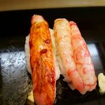 Sushi Hourai - かに　甘エビ