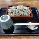 Teuchi Soba Hiranoya - もりそば、550円。