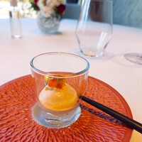 RESTAURANT PRUNIER - ⚫アミューズ「スモークサーモンのムース」