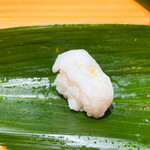魚がし寿司 - 生たこ(塩レモン)