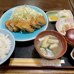 ぺん - ヒレかつ定食@1,100円