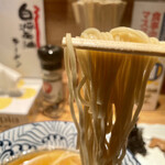 貪瞋癡 - 中細ストレート麺の食感良き