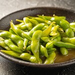 garlic edamame