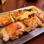 菊仙 - 鳥ねぎま・塩（串焼き）：100円（1本）
