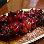 菊仙 - 鳥レバー・タレ（串焼き）：120円（1本）