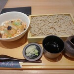 蕎麦きり みよた イオンモール与野店 - 海鮮あんかけ丼セット（\1,032）