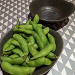 蕎麦居酒屋えびす庵 - 塩茹で枝豆