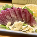 四万十 - すまがつお刺身 600円。