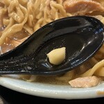 自家製麺 No11 - 【再訪】ニンニクのカットが粗すぎるww