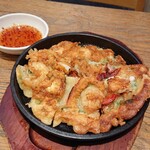 韓美膳 - 海鮮チヂミ  ￥825