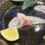 鉄板焼き FEU - かぼすを絞って