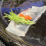 鉄板焼き FEU - 芽ねぎと紅葉おろし