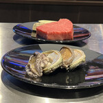 鉄板焼き FEU - 鮑、疲れた！？イヤイヤ脱走！？