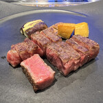 鉄板焼き FEU - 素晴らしい火入れです。