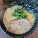 らーめん灯火 - とんこつラーメン並＋のり