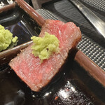 鉄板焼き FEU - わさびと醤油で、