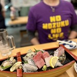 Kaisen Sushi Masa - 船盛での提供！
