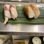 寿司 魚がし日本一 - 生鯖とのどぐろの炙り