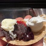 鉄板焼き FEU - アイスとホイップをon