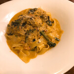 ピオッポ - 牡蠣とほうれん草のパスタ