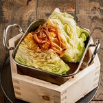 Addictive steamed cabbage with salted butter