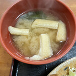 ぺん - カボチャ入りの味噌汁