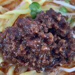 四川担担麺 - ミンチ肉アップ