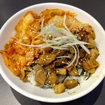 ラーメン 喜助家 - ｷﾑﾁﾁｬｰｼｭｰ丼400円