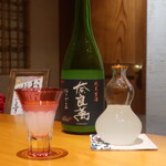 日本料理 幸庵 - 奈良萬 純米生酒 おりがらみ