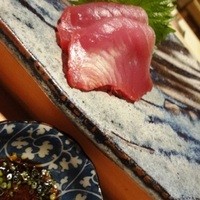 寿司勇 - 鰹は生姜（＋チョぃニンニク）醤油で。