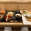 Washokuya Ezoichi - ザンタレ丼、ぽかぽか富良野温サラダ、富良野産「一番星」のロースカツ、上富良野ポークのチャップ焼き、富良野人参ジュース