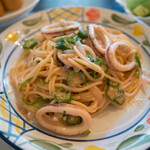 ボン・ムウ - いかオクラペペロンチーノ