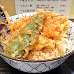 天ぷら　つな八 - かき揚げ天丼