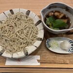 Hiiragi - 茄子と豚のつけ蕎麦￥1,250