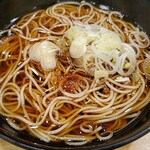 Komoro Soba - ねぎを投入