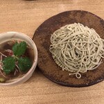 蕎麦屋香月 - 〆の蕎麥は「牡蠣だし盛り蕎麥」（一斤、1,900圓）。