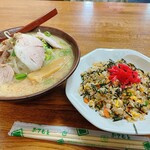 Shinshin Tei - 白みそラーメン＆焼きめしセット