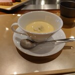 せんなり亭　心華房 - コースのスープ