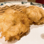 豆腐料理 空野 - 白子の天ぷら♪おかわり(笑)