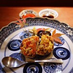中國菜 奈良町 枸杞 - 上海蟹 オス･メスの食べ比べ