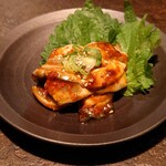 焼肉 ゆかわ - 牡蠣のキムチ