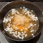 Otagi - 鰻を入り込んだ卵豆腐入りすっぽんのお椀