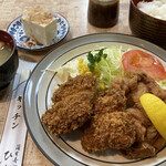Kicchin Hirayama - イカフライ唐揚げ定食