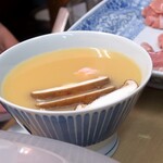 家庭料理 小川 - 茶わんむし、仕込み中