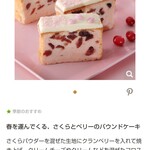 Sutabakku Su Kohi - さくらとベリーのパウンドケーキの説明書(R4.3.3取得)